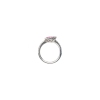 Bartorelli Italian Jewels | ANELLO IN ORO BIANCO CON ZAFFIRO ROSA CENTRALE E CONTORNO DI DIAMANTI - 372-3879 (3)