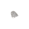 Bartorelli Italian Jewels | ANELLO FANTASIA DI FIORI IN ORO BIANCO CON PAV&Eacute; DI DIAMANTI - 231-3047 (1)