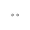 Bartorelli Italian Jewels | ORECCHINI A LOBO FIORE IN ORO BIANCO E DIAMANTI - 326-BO-43-12 (1)