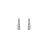 Bartorelli Italian Jewels | ORECCHINI CERCHIETTO IN ORO BIANCO E DIAMANTI - 412-38050 (1)