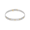 Bulgari | COLLANA BVLGARI TUBOGAS GOLD & STEEL IN ACCIAIO INOSSIDABILE CON BORCHIE IN ORO GIALLO 18 KT - CL860868 (1)