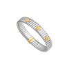 Bulgari | BRACCIALE BVLGARI TUBOGAS GOLD & STEEL IN ACCIAIO INOSSIDABILE CON BORCHIE IN ORO GIALLO 18 KT - BR860869 (1)