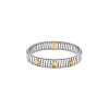Bulgari | BRACCIALE BVLGARI TUBOGAS GOLD & STEEL IN ACCIAIO INOSSIDABILE CON BORCHIE IN ORO GIALLO 18 KT - BR860869 (2)