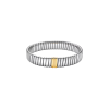 Bulgari | BRACCIALE BVLGARI TUBOGAS GOLD & STEEL IN ACCIAIO INOSSIDABILE CON BORCHIE IN ORO GIALLO 18 KT - BR860869 (3)