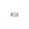 Bulgari | ANELLO B.ZERO1 A QUATTRO FASCE GOLD & STEEL IN ORO GIALLO 18 KT E ACCIAIO - AN860830 (3)