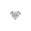 Bartorelli Italian Jewels | ANELLO IN ORO BIANCO 18 CARATI CON DIAMANTI BIANCHI TAGLIO CUORE - F.247D (2)