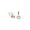 Bartorelli Italian Jewels | Orecchini Cuore in oro rosa e diamanti brown - FO1410R002N (1)