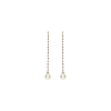 Bartorelli Italian Jewels | Orecchini in oro rosa 18 carati con diamanti bianchi, diamanti neri taglio briole' e perle gold pendenti - HPIM1315 (1)