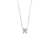 Bartorelli Italian Jewels | N - Catena con iniziale oro bianco 18 ct e brillanti - I1/11-N (1)