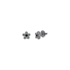Bartorelli Italian Jewels | Orecchini in oro bianco 18 caraticon diamanti neri e diamanti bianchi taglio brillante - ME0008DDKW (1)