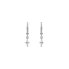 Bartorelli Italian Jewels | Orecchini in oro bianco 18 carati e diamanti bianchi taglio brillante - O260/5-B (1)