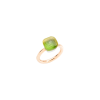 Pomellato | POMELLATO NUDO - ANELLO NUDO GEL&Egrave; IN ORO ROSA E BIANCO CON QUARZO LEMON GEL&Egrave; E CRISOPRASIO - PAA1100O6000SQLCP - PAA1100O6000SQLCP (1)