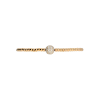 Bartorelli Italian Jewels | Bracciale sfere semirigido in oro rosa e diamanti bianchi - PB08145D8P (1)