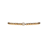 Bartorelli Italian Jewels | Bracciale in oro rosa 18 carati e cordino nero con diamanti bianchi taglio brillante - PB08153D6P (1)