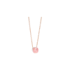 Pomellato | POMELLATO - PENDENTE CON CATENA NUDO IN ORO ROSA E BIANCO, CON CALCEDONIO E QUARZO ROSA - PCB6012O600000CQR - PCB6012O600000CQR (1)