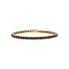 Bartorelli Italian Jewels | Bracciale tennis in oro rosa e diamanti neri - VB25887DKP (1)