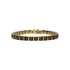 Bartorelli Italian Jewels | Bracciale tennis in oro rosa e diamanti neri con lavorazione a mano laterale e interna - VB26536DKP (1)