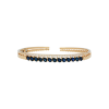 Bartorelli Italian Jewels | BRACCIALE RIGIDO IN ORO ROSA DIAMANTI BIANCHI E ZAFFIRI BLU - VB27357SBDP (1)
