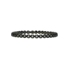 Bartorelli Italian Jewels | BRACCIALE TENNIS OCTAGON IN ORO NERO SATINATO E DIAMANTI BIANCHI - VB27411D19BWS (1)