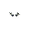 Bartorelli Italian Jewels | Orecchini in oro bianco 18 carati con diamanti e zaffiri blu - VE07972DSBW (1)