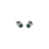 Bartorelli Italian Jewels | Orecchini in oro bianco 18 carati con tsavorite e diamanti bianchi taglio brillante - VE07972DTSW (1)