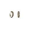 Bartorelli Italian Jewels | Orecchini in oro bianco 18 carati e diamanti brown taglio brillante - VE08957DBW (1)