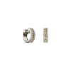 Bartorelli Italian Jewels | Orecchini in oro bianco 18 carati con diamanti bianchi e diamanti brown taglio brillante - VE21853DDBW (1)