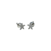 Bartorelli Italian Jewels | Orecchini stella in oro bianco 18 carati con diamanti - VE24328DW (1)