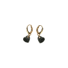 Bartorelli Italian Jewels | Orecchini in oro rosa 18 carati e diamanti neri taglio brillante - VE24535DKP (1)