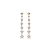 Bartorelli Italian Jewels | Orecchini Stelle in oro rosa 18 carati e diamanti bianchi - VE26334DP (1)