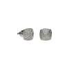 Bartorelli Italian Jewels | ORECCHINI PIRAMIDI BORCHIA GRANDE IN ORO BIANCO E DIAMANTI BIANCHI - VE26428DW (1)