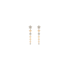 Bartorelli Italian Jewels | ORECCHINI STELLE IN ORO ROSA CON PAV&Eacute; DI  DIAMANTI - VE26487DP (1)