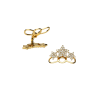Bartorelli Italian Jewels | Orecchini Stelle lobo in oro rosa e diamanti bianchi - VE26541DP (1)