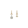 Bartorelli Italian Jewels | ORECCHINI IN ORO ROSA E ORO BIANCO CON PENDENTE TARTARUGA E PAV&Eacute; DI DIAMANTI - VE28289DX (1)