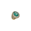 Bartorelli Italian Jewels | ANELLO IN ORO ROSA CON QUARZO, PAVE' DI DIAMANTI BROWN E DIAMANTI BIANCHI - VR08595DBDGQP (1)