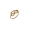 Bartorelli Italian Jewels | Anello infinito in oro rosa 18 carati e diamanti bianchi taglio brillante - VR24457DBP- (1)