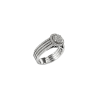 Bartorelli Italian Jewels | Anello in oro bianco 18 carati e diamanti bianchi taglio brillante - VR25394DW- (1)