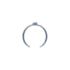 Bartorelli Italian Jewels | Anello in oro bianco 18 carati e diamanti bianchi taglio brillante - VR25435DW- (3)