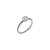 Bartorelli Italian Jewels | Anello in oro bianco 18 carati e diamanti bianchi taglio brillante - VR25572DW- (1)