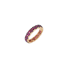 Bartorelli Italian Jewels | ANELLO VERETTA IN ORO ROSA CON RUBINI A GIRO INTERO - VR27697RUP (1)