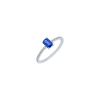 Bartorelli Italian Jewels | ANELLO IN ORO BIANCO CON ZAFFIRO CENTRALE  E DIAMANTI SUL GAMBO - VR28382DSB12W (1)