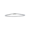 Bartorelli Italian Jewels | BRACCIALE TENNIS IN ORO BIANCO 18 CARATI E DIAMANTI BIANCHI TAGLIO BRILLANTE - 77849930 (1)
