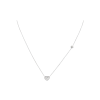 Bartorelli Italian Jewels | COLLANA CUORE PENDENTE IN ORO BIANCO E DIAMANTI - 72934735 (1)