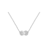 Fred | COLLANA CHANCE INFINIE MODELLO MEDIO IN ORO BIANCO 18 CARATI E DIAMANTI - 7B0222 - 7B0222 (1)