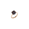 Pomellato | ANELLO NUDO - ANELLO IN ORO ROSA CON CASTONE IN ORO BIANCO E QUARZO FUME' SFACCETTATO - A.A110/O6/QF - PAA1100O6000000QF (1)