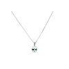 Bartorelli Italian Jewels | COLLANA IN ORO BIANCO CON ACQUAMARINA E DIAMANTI - 0005711228 (1)