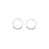 Bartorelli Italian Jewels | ORECCHINI A CERCHIO IN ORO NERO CON DIAMANTI BIANCHI E DIAMANTI NERI - O335/29/2 (1)
