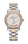 Chopard | HAPPY SPORT 33 MM, AUTOMATICO, ORO ROSA ETICO, LUCENT STEEL&trade;, DIAMANTI - 278608 (1)