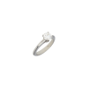 Bartorelli Italian Jewels | ANELLO SOLITARIO IN ORO BIANCO E DIAMANTE - BAAN134 (1)
