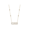 Bartorelli Italian Jewels | COLLANA IN ORO GIALLO E ORO BIANCO  CON DIAMANTI E LETTERE SEMOVIBILI 